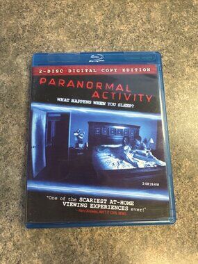 Paranormal Activity 2-Disc Blu-Ray Digital Copy Edition Horror Movie